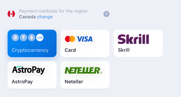 1Win payment options